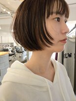 マカロニコースト(macaroni coast) ミニボブ前髪ありボブ顔周りレイヤー