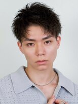 ベリショスパイキーショートべリーショートアップバングメンズ