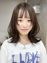 ヴェイン 渋谷(vain)&nbsp;ミディアムレイヤー/くびれヘア/顔まわりレイヤー