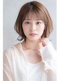 【kate 大宮】アッシュベージュ×くびれレイヤーボブ