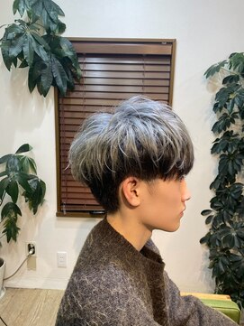 ミオ(mio) アンブレラカラー×シルバー