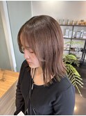 [aika]ブリーチなしダブルカラーでつくるマロンベージュ