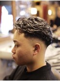 20代30代メンズツイストパーマ束感トラッドオシャレ感ショート