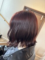 ニコ ヘアリラクゼーション(Nico hair relaxation)&nbsp;20代30代40代大人可愛いモーヴカラーニュアンスパーマセミディ