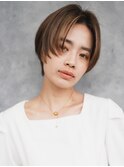 〈a26〉ショート韓国ボブハイライト髪質改善ブリーチ前髪20.30代