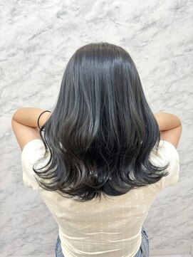 メロウ 透明感オリーブアッシュカラー