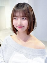 アイティー バイ アルバム 中野店(IT by ALBUM)&nbsp;ミディアムボブショート韓国ヘアおくれ毛_F0777