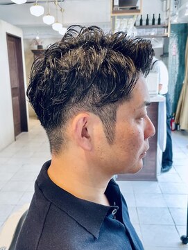 グレイスフルバーバーロンドン 大宮店(Graceful Barber London) 【40代 男性】ロンドンツーブロパーマ（大宮/バーバー）