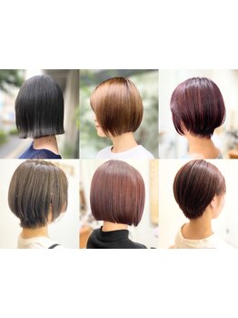 ショートとハイライトの相性抜群♪家でも扱いやすいヘアを提案＊[荒田]