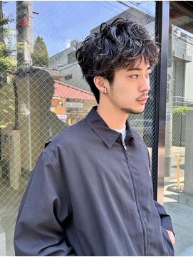 ヒュージ 表参道(huge) マッシュショート/ニュアンスパーマ/メンズカット/メンズ