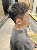 ショートパーマ　植木涼太