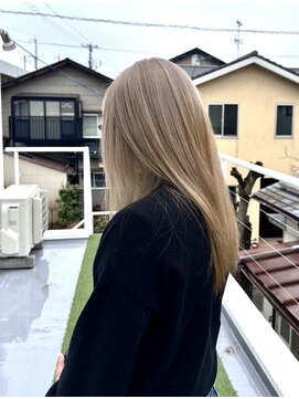 アフターニュース 新潟(afternews) ミルクティーベージュ/ダブルカラー/ケアブリーチ/髪質改善/駅南