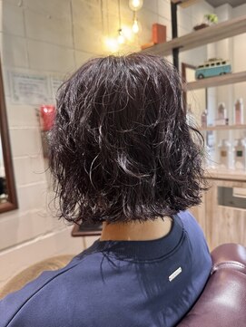 チアー ヘアリラクゼーション(cheer HAIRRELAXATION) 外ハネボブパーマ