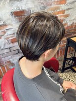 ヘアメイク エンデュー(hair make EnDeux)&nbsp;冬のハイライトショート