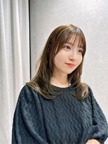 カシュカシュ 表参道(cache cache)&nbsp;薄め前髪顔まわりレイヤーカットシースルー前髪ハッシュカット