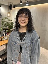 スタンド バイ ヘアー アンド コーヒー 恵比寿(STAND By HAIR ＆ Coffee)&nbsp;セミディースタイル×スパイラルパーマ