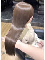 ハピネス クローバー 八木店(Happiness CLOVER)&nbsp;ブリーチなしダブルカラー/ミルクブラウン/髪質改善