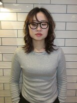 ファルファラ(farfara) 【farfara】ミディアムパーマ/レイヤーカット/ブラウンベージュ