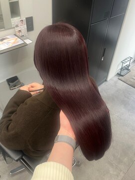 アルター(aL ter) ボルドーカラー［ピンクベージュ/前髪/鎌取］長野歌穂