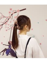 海月びより。&nbsp;ブリーチなし/ほんのりナチュラルインナー桜色