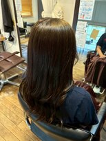 エクファ ヘア リゾート 大津 瀬田店(ex-fa hair resort)&nbsp;イメチェン/ピンクベージュ/アンブレラカラー/前髪/大津/瀬田