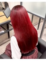 セシルヘアー なんば店(Cecil hair)&nbsp;ビビットレッドカラー