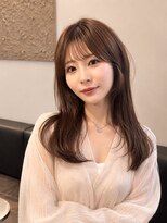 ベル 新宿(Belle)&nbsp;大人ヘア　ベージュカラー　レイヤー　透明感カラー