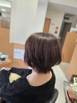 ネクサス NEXUS くせ毛でもまとまる。大人女性の丸みショートボブ