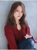 大人かわいいナチュラルセミディ【LUXBE】