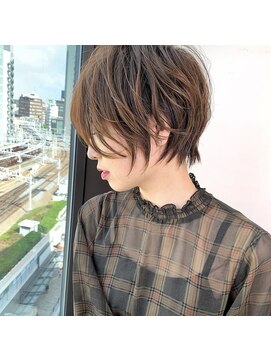 ジアン バイ ミルボン NU茶屋町+(GIEN by milbon) イルミナショート/ショートヘア/愛されショートヘア＠川原