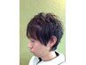 【夏限定メニュー】[顔剃り]メンズカット＋クールスパ￥8,380(冷シャンプー付)