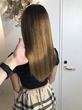 シェルマン(Charmant) 髪質改善ミルクティーベージュケアブリーチダブルカラー