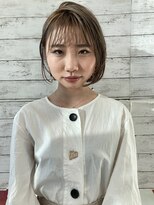 スパーク ヘアアンドフェイス(Spark HAIR&FACE) ミルキーグレージュ×ハイライト３　Spark[柳澤　陽光]