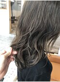 大人可愛いブリーチなし#グレージュ