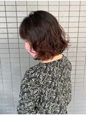 【似合わせカット】ふんわりカール★ボブ★ショコラベージュ