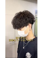 ゴールド 京都(GOALD)&nbsp;#センターパートウルフ　波巻きスパイラル　ツイストスパイラル