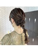 ashley☆suzu ヘアセット ヘアアレンジ お呼ばれヘア