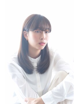 エレノア 自由が丘店(Eleanor) ストレートヘア/30代~50代/前髪あり/ブラウンカラー/ワンカール