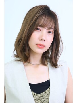 ヘア ルミナス バイ フォルテ(HAIR LUMINAS by FORTE) 髪質改善/グレージュカラー/前髪/ブルーグレージュ/縮毛矯正