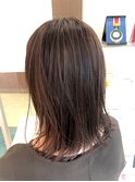 韓国風外ハネショート×ハイライトカラー【洋光台美容室】