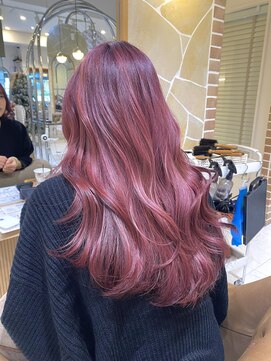 カーサ 西大寺南ロータリー店(casa) ブリーチ一回ワインレッド