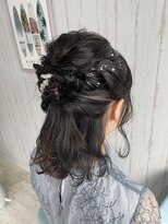 シーラビューティーリゾート(Sea-La Beauty Resort) ハーフアップ◇結婚式向けヘアセット 