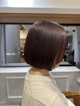 ガーデン ジングウマエ(GARDEN jingumae) 栗原,切りっぱなしボブ,ピンクブラウンc1