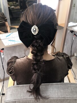 エルバイラビス 大宮(elu by lovis) 《momo》編みおろし/ヘアセット/結婚式