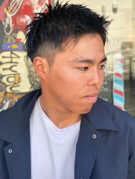 スウェル 船橋店(Swell) ダークアッシュ/アッシュブラック/カルマパーマ/ベリーショート