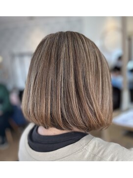 エイチ ヘア デザイン セカンド(h Hair Design 2nd.) 白髪ぼかしハイライト