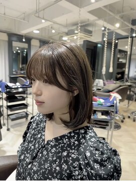 エールバイボヌール(Ere by Bonheur) 顔まわりカット、盛れるシースルバング