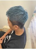 メンズ刈り上げ～ミントアッシュ～