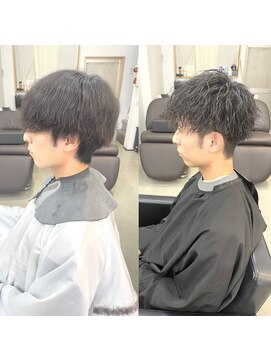 ザワン(The one) 縦落ちツイストスパイラルパーマ