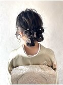 和装ツインシニヨン